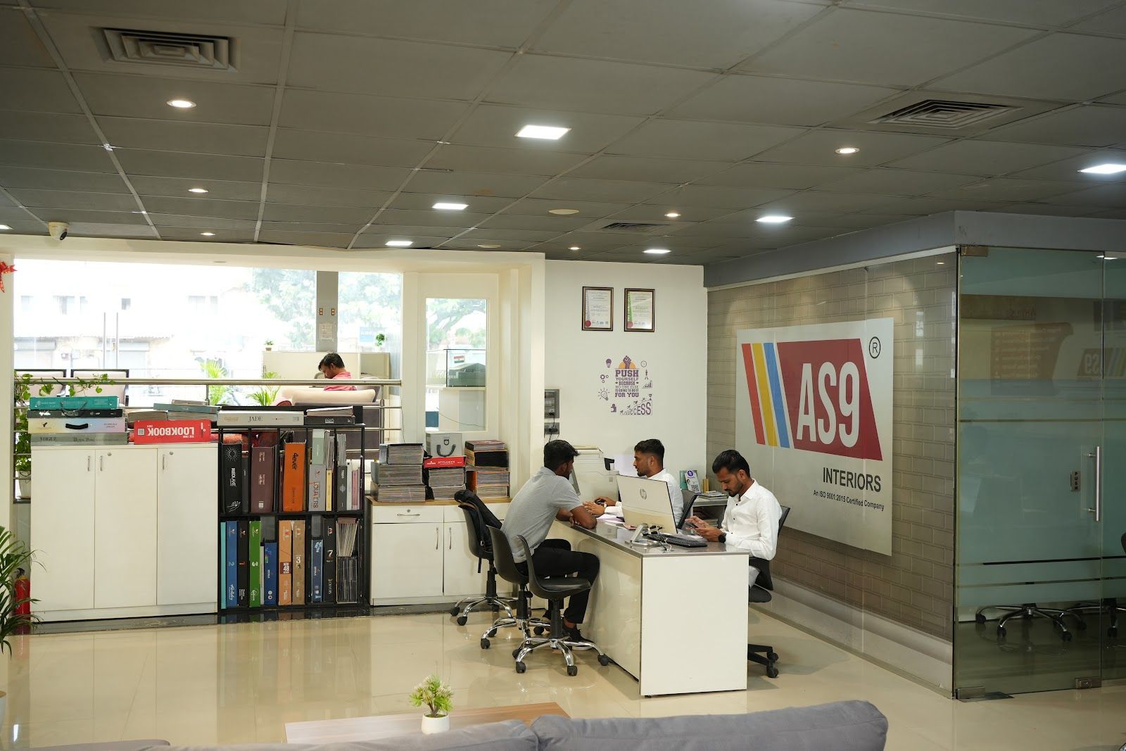 AS9 Interiors design office and client meeting area